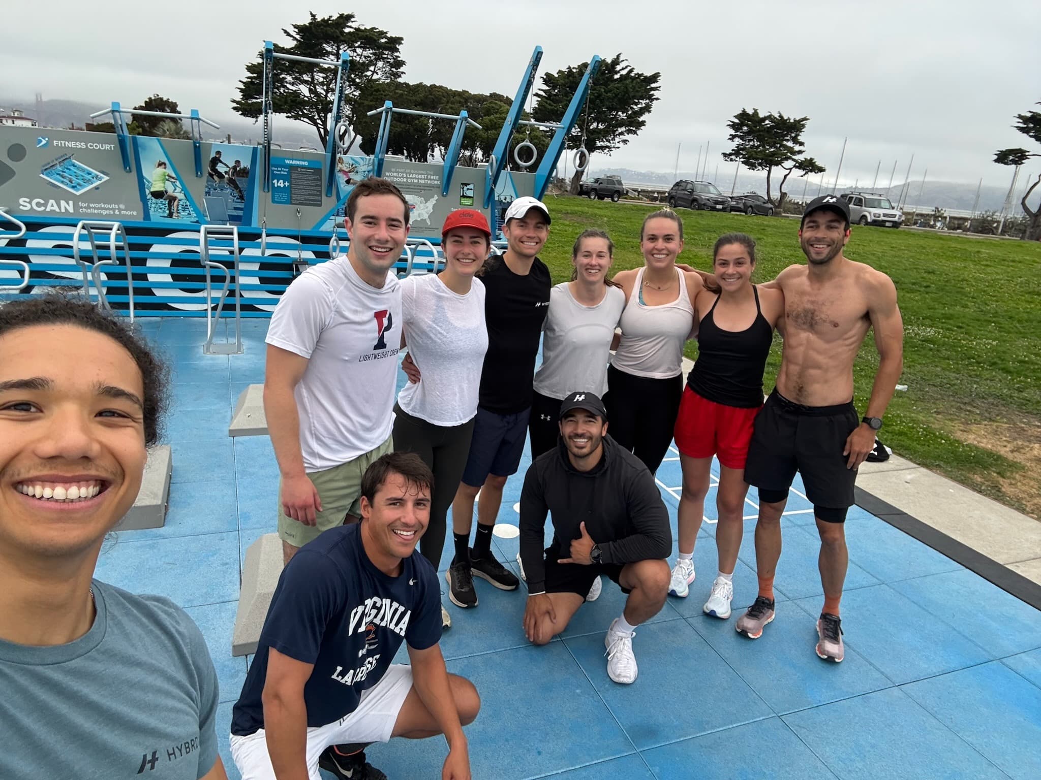 Workout Club training session